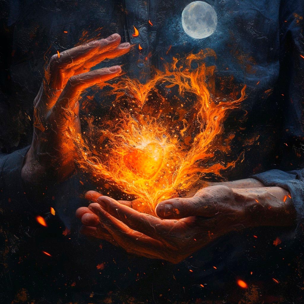 Encantamiento del corazón de fuego	