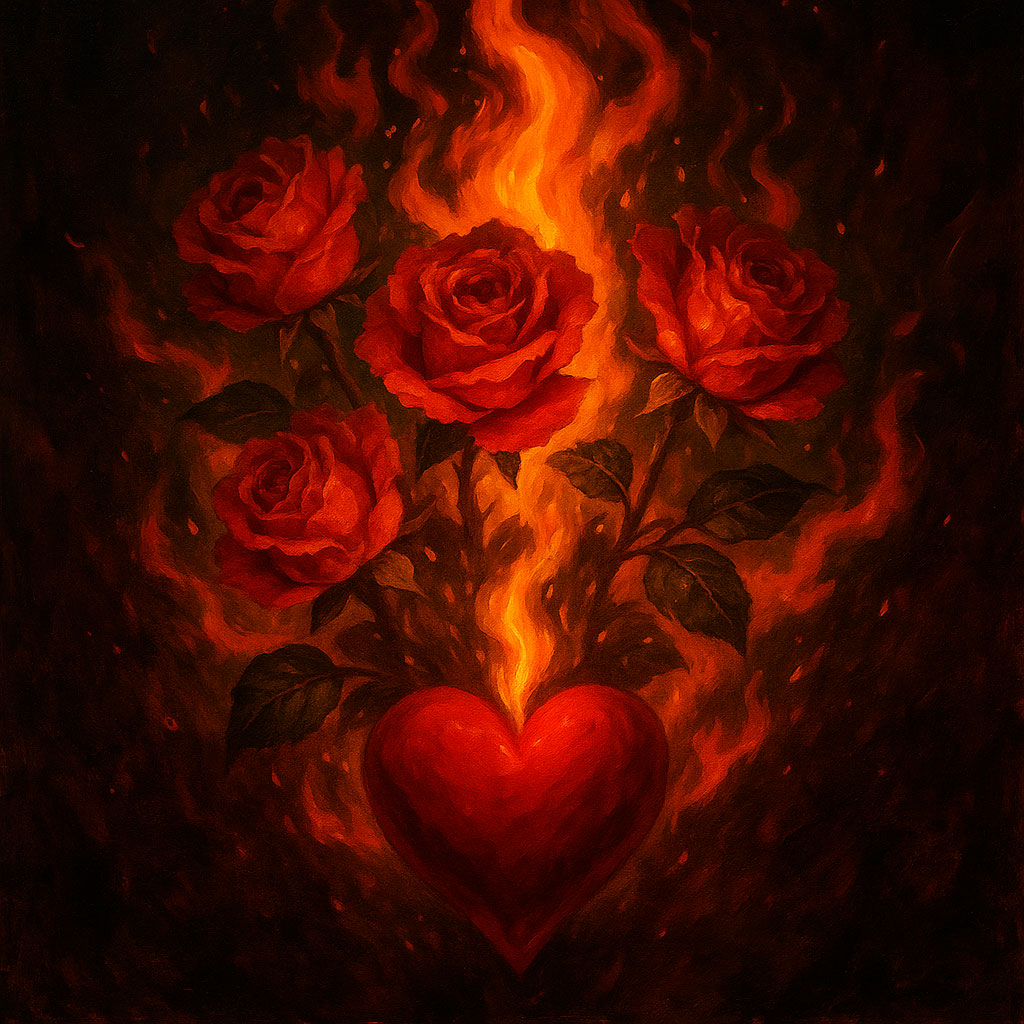 El Lazo de las Rosas Ardientes